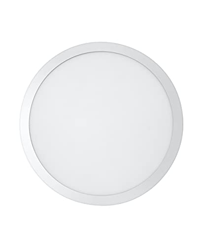 Panneau lumineux LED pour éliminer les zones d'ombre plafonnier rond alu 4000K lot de 5