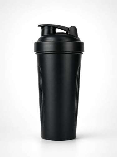 Image of 750ml Gym Protein Shaker Bottle Black | Leakproof BPA Free Sports Mixer Bottle for Protein Shake & Workout Use
