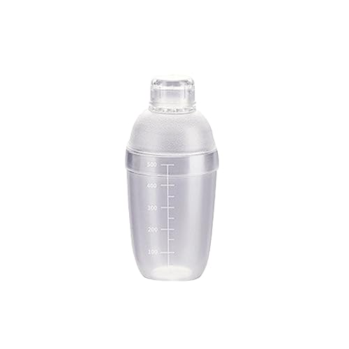 Thickened Cocktail Shaker with Scale Tool Drink Making Cup Mixer M, 500ml, 028086