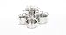 Silit Alicante 4-Piece Induction Saucepan Set with Glass Lid, Polished Stainless Steel, Induction Pots Set, Uncoated