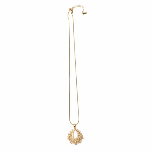 Image of RIDHVEE Anti-Tarnish Gold Plated Pendant Necklace for Women & Girls | Skin Friendly Lightweight Fashion Jewellery | Elegant Minimalist Chain Necklace & Gifting