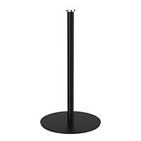 Portarotolo da Cucina Nero Opaco - Portarotoli di Carta Autoportante per Rotoli da Cucina, Portarotolo di Carta Antiscivolo