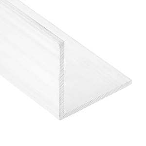 Sourcing Map Aluminiumwinkel 5 x 5 x 30,5 cm 1 Stück