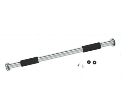 Barra De Exercícios e Musculação Ajustável Fixa Porta Parede 62 a 100cm