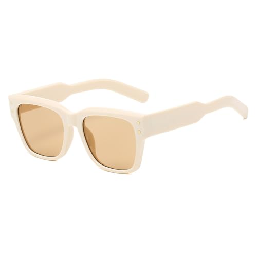 Lunettes de soleil UV400 de sport avec monture rivetée grand champ