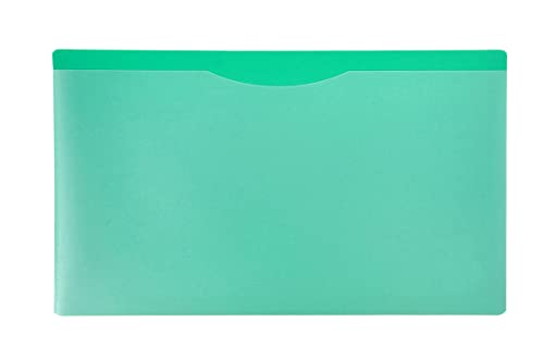 Waterproof Poly-File Folders With Top Tab, Assorted Colors, 4Pcs Pack, Legal Size (Multi-Color) #TOP2