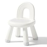 KidBloom Plastic Toddler Chair, Kids Chair with Upgraded Ergonomic Child Backrest, Rainbow Baby Chairs for 1 2 3 Years Old