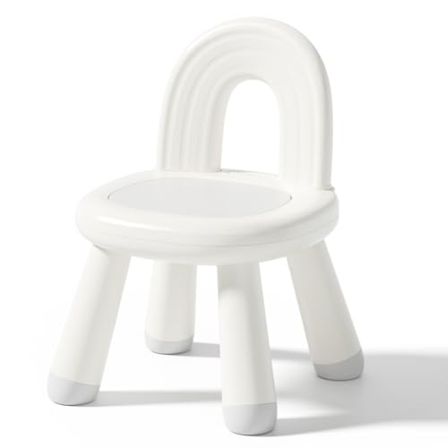 KidBloom Toddler Chair, Ergonomic Kids Chair, Durable and Sturdy Small Plastic Child Chair for Toddlers 1–3