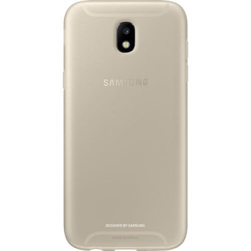 SAMSUNG Jelly Cover - Carcasa Galaxy J3 2017, Color Dorado