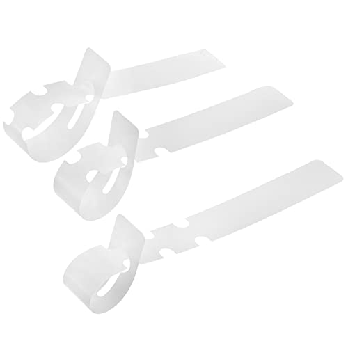 Foraineam 600 Pcs Hanging Plant Tree Tags White Plastic Plant Markers Labels Wrap Around Nursery Garden Plant Tags #TOP2