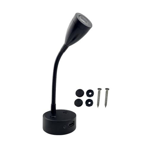 THINCAN 12-24V LED Schwanenhals Wandlampe mit USB