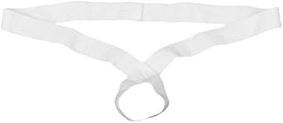 bnf Men's One Strap Style Thongs | G-String Visiable Panty for Men | Breathable & Flexible Underwear | White Polyester Free Size (3 Pack)-picture-31