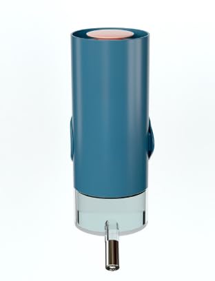 ペット用水飲み器ボール式給水器吊り下げ式犬用水飲み器ケージペット用コップペット用 給水ボトル ウォーターボトル 水飲み 水入れ ケージ用 犬 猫 大容量 おしゃれ (ブルー,700ML)