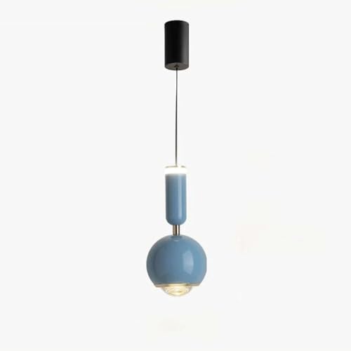 Lámpara de Techo Moderna con Forma de Globo de Aluminio, lámpara Colgante nórdica con Esfera LED, lámpara Colgante con Cable Ajustable para Comedor, decoración del hogar, Arte para