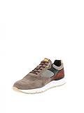 Materiale Fondo: Gomma Nero Giardini I202512U Sneakers Uomo in Camoscio, Pelle E Tela - Fango 40 EU