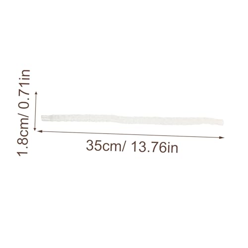 TOPPERFUN Fiberglass Wicks Set 10pcs for DIY Tiki Torch Decorations Replacement for Oil Lamps Wine Bottle Torch