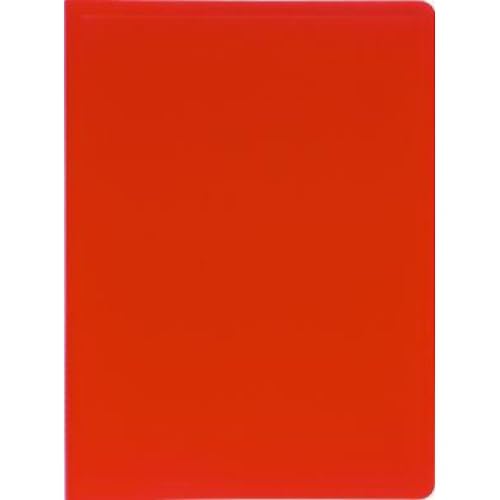 OPAK Eco A4 - Set di 20 cartelline per documenti, 40 viste, polipro morbido, colore: rosso