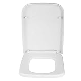 Form: Quadratische Form Mucjun Wei？er Quadratischer Wc Sitz Weiche Schlie？en Schnell Verschluss Wickel Oberteil Ncg 199