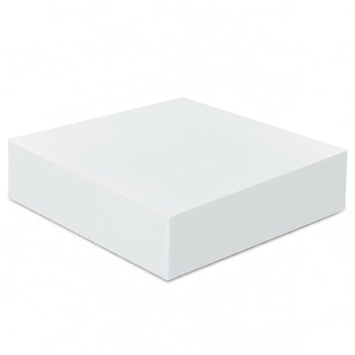 Frienda 1 Pack 6 x 26 x 26 Upholstery High Density Craft Foam Sheets Replacement Square Cut to Size Cushion Chair Padding Suitable for Shipping Packing Cushion Foam Mailing Cosplay(White)
