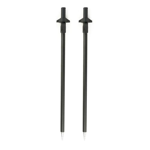 Hirisi Tackle 1 Stück Teleskop-Uferstange aus Aluminium für Karpfenangeln, Angelrutenhalter/Rod-Pod-Stütze, Angelzubehör (FBA-BKG4070-2)