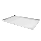 Confote Stainless Steel Replacement Tray for Dog Crate, 47.2'x29.1' Pet Cage Floor Pan Chew-Proof & Crack-Proof