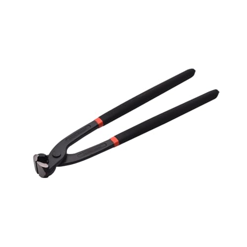 Harden 8.8” End Cutting & Rebar Tying Pliers – Heavy-Duty Tower Pincer for Wire Cutting, Nail Pulling & Ironwork, High-Frequency Hardened #55 Carbon Steel with Ergonomic Grip