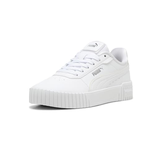 PUMA Kids Girls Carina 2.0 Holo 2.0 Jr Sneakers Shoes Casual - White2