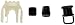 Dorman 14110 Shift Cable Bushing Kit Compatible with Select Models (OE FIX)