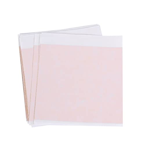 LALAFINA 9x9cm Metal Foil Transfer Sheets Gold Paper for Crafts Gilding Art Makeup