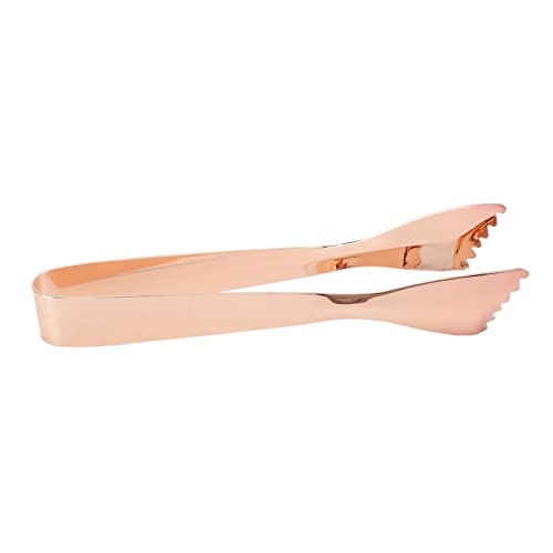 Stainless Steel Ice Tongs Prevents Slipping for Kitchen (Copper Plated)