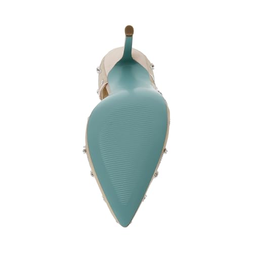 Betsey Johnson Womens Cruze Embellished Satin Pumps4