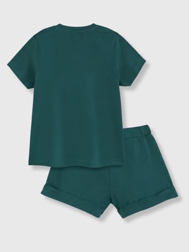 Image of Nap Chief Kids Cotton Disney Character Co ord Set for Girls, T Shirt and Shorts for Casual Wear