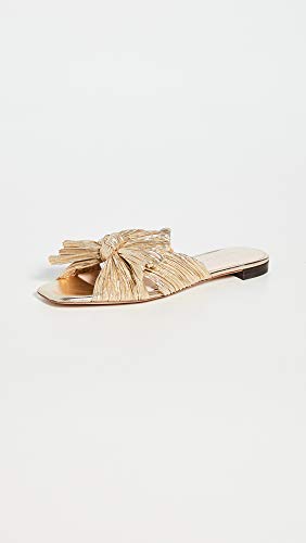 Loeffler Randall Women's Daphne Pleated Bow Slides2