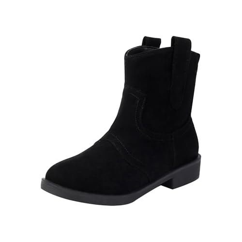 Generisch Botines de mujer modernos botines de caña corta botines antideslizantes de invierno zapatos casuales botines botines botines bajos botines mediados pantorrilla tobillo botas cortas otoño
