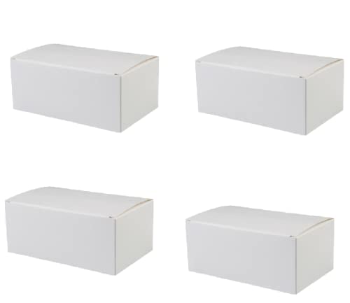 Vision4ever Small White Food Cardboard Box Rectangular Boxes Cupcake, Muffins, Mince Pies, Cakes