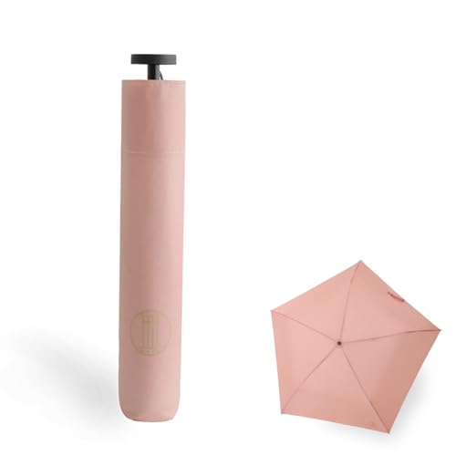 超軽量 折りたたみ傘 90g|UVカット99%・晴雨兼用|コンパクトで携帯便利|通勤・通学・旅行に最適|5色展開 (ピンク)