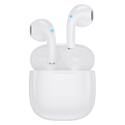 Wireless Earbuds, Bluetooth 5.3 Headphones with Charging Case, IPX5 Waterproof Stereo in-Ear Earphones with Microphone for iPhone Samsung Huawei Android Cell Phone Sports