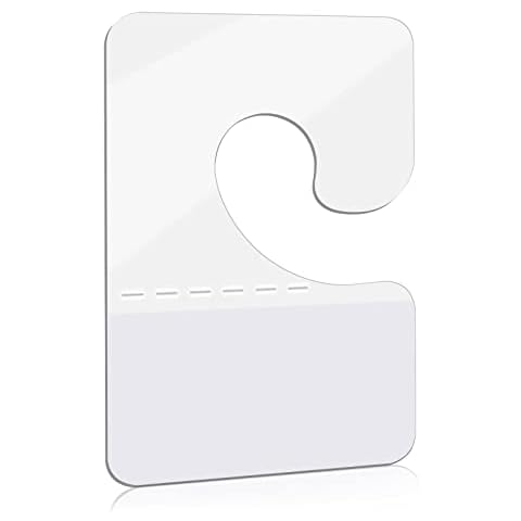 Prudiut 300 Pack Hang Tabs Hook Hang Tags Adhesive Hanging Tabs Heavy Duty Sticky Tabs Hang Hooks for Retail Displays in Business Shops(1.1×1.7 Inch) Cover