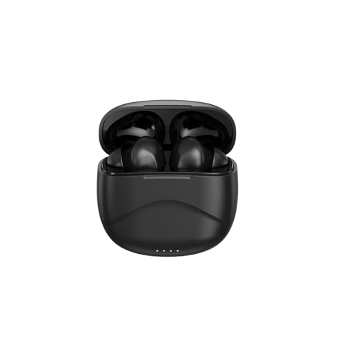 KIXZSAZ Auriculares inalámbricos Subwoofer Compatible con Bluetooth Auriculares intrauditivos con cancelación de Ruido Deportivos para teléfonos Inteligentes para Negocios, Negro