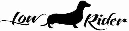 Car Stickers M355# 20cm30cm Vinyl Sticker Low Rider Dachshund Dog Funny Car Decal Pegatinas para Coche DIY Car Styling
