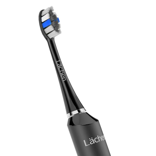 Lächen Ersatzbürstenkopf,Passend für alle elektrischen Zahnbürsten von Lächen, 4 Stück (S131 schwarz) 4