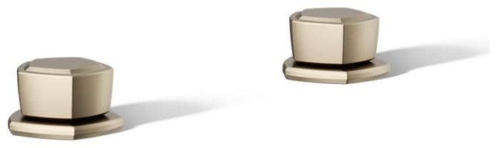 Poignées de robinet d'évier de salle de bain double commande KOHLER chrome poli - 7