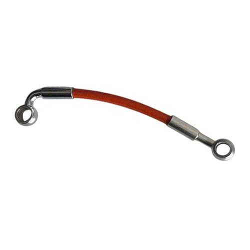 Durite frein tressée acier M10 moto haute résistance circuit hydraulique avant arrière