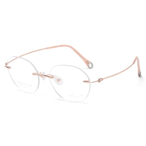 Lunettes pour femmes sans contour pour éviter les maux de nez