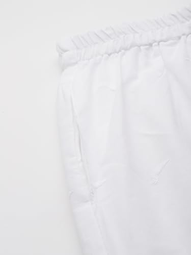 Image of feranoid White Chicken Embroidred Cotton Regular Fit Palazzo