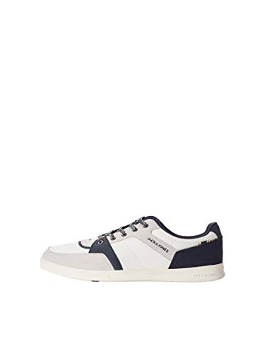 Sneakers simili cuir bleu et daim baskets basses confortables homme