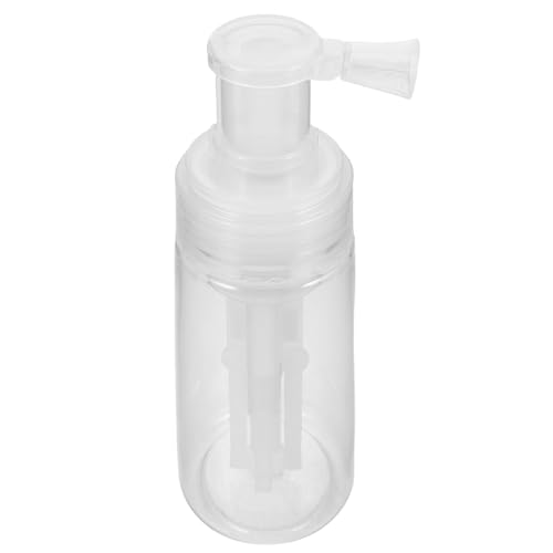 SHERCHPRY Botella Rociadora de Polvo de Talco Rellenable Pulverizador de Niebla Fina, Envase Plástico Transparente para Uso en Manicura y Cuidado Personal