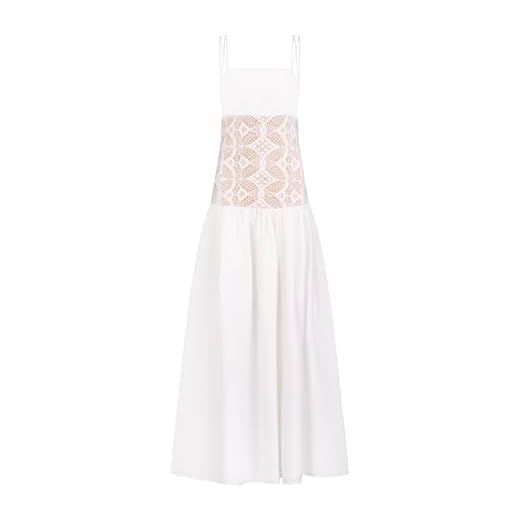Silvia Tcherassi, Pilar Dress, L, White