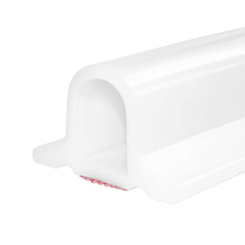 Duzzy 67 Inch Collapsible Shower Threshold Water Dam, Silicone Shower Water Stopper Barrier, Ideal...