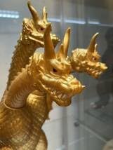 カスタム塗装　ソフビ　バーニングギドラ　ノーブランド　26センチ キングギドラ ソフビ ノーブランド 26センチ カスタム塗装 ソフビ